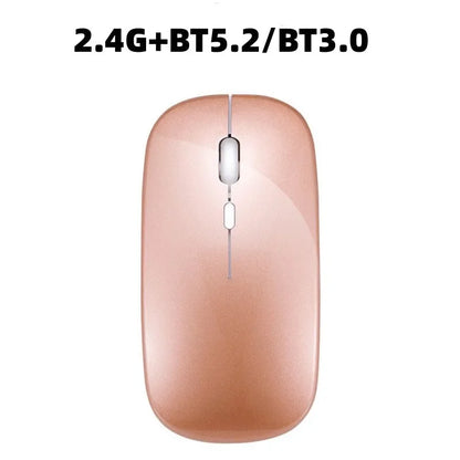 ماوس لاسلكي جديد بتقنية بلوتوث، ماوس بصري قابل لإعادة الشحن عبر منفذ USB، مناسب لأجهزة الكمبيوتر المحمولة والمكتبية وأجهزة ماك بوك، ماوس ألعاب، بتردد 2.4 جيجاهرتز ودقة 1600 نقطة في البوصة 