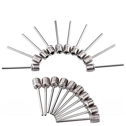Sport Ball Inflating Pump Needles – Stainless Steel Air Valve Adaptor for Football, Basketball & Soccer
