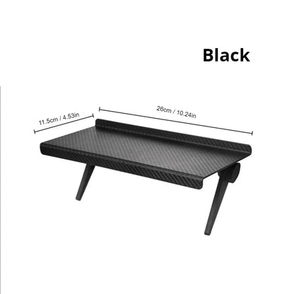 1pc White/Black TV Set Top Box Storage Rack Remote Control Router Small Accessories Multi Functional Adjustable Hanging Rack