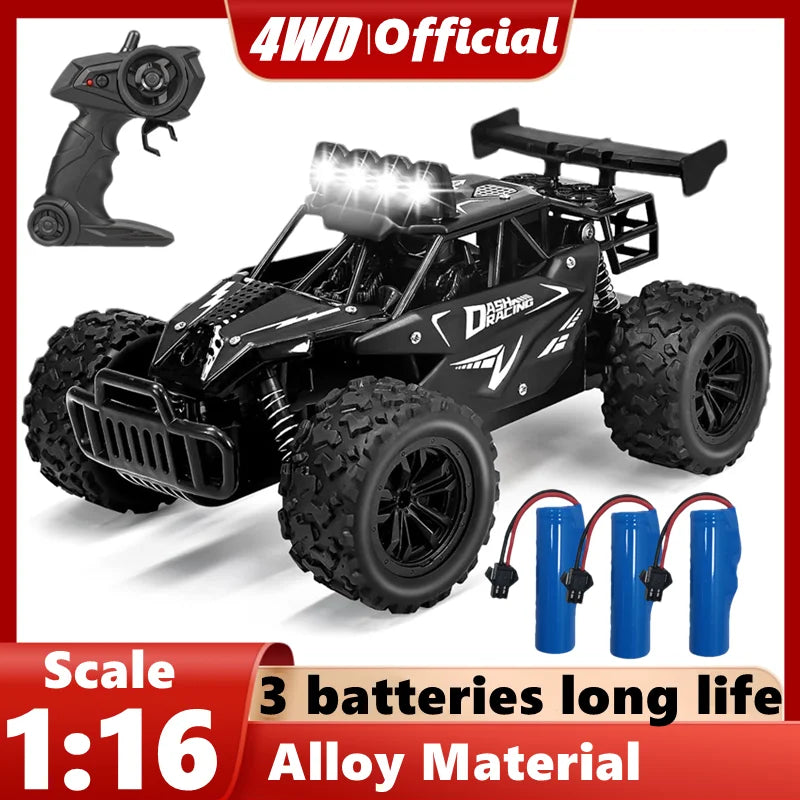 1:16 Scale Off-Road RC Car – 2.4G Remote Control Drift Truck for Kids & Boys