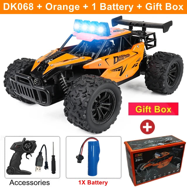 1:16 Scale Off-Road RC Car – 2.4G Remote Control Drift Truck for Kids & Boys