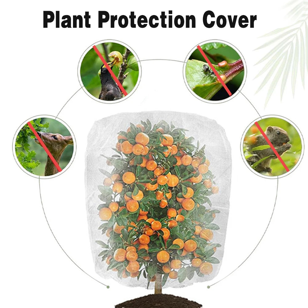 60-300cm Plant Protection Cover Large Fruits Tree Netting Cover Large Fruit Tree Plant Bunching Dust Netting insect - proof net