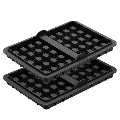 1/2 Piece Silicone Waffle Mold, Kitchen Waffle Maker Square Waffle Mold for Cake Chocolate Craft Candy Soap Pastry Accessories