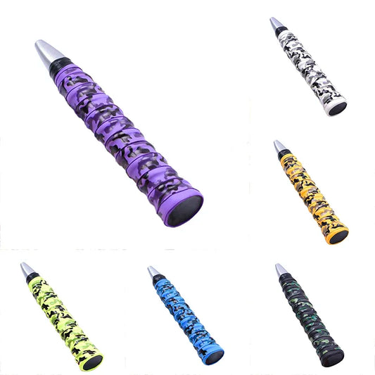 Absorbent Anti-Slip Racket Grip Tape – Camouflage Handle Wrap for Tennis & Badminton