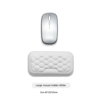 Ergonomic Memory Foam Keyboard & Mouse Wrist Rest – Office Typing Support Pad for Comfortable Wrist Protection
