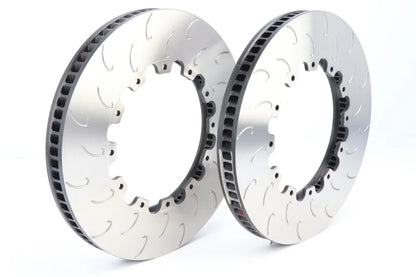 Dicase High carbon brake disc 362*32mm j-hook rotor and custom aluminum adapter racing