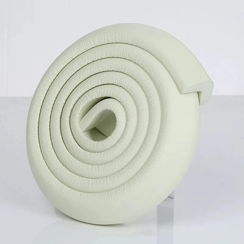 شرائط حماية زوايا الطاولة - واقيات ناعمة مضادة للصدمات لحماية الأطفال والرضع (لفة بطول مترين)