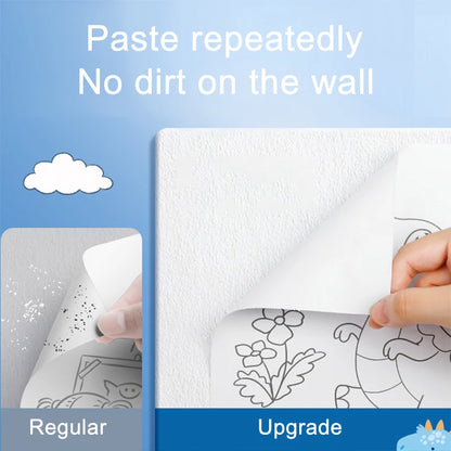 Children’s Drawing Roll – DIY Sticky Color Filling Paper for Kids’ Early Educational Painting & Drawing