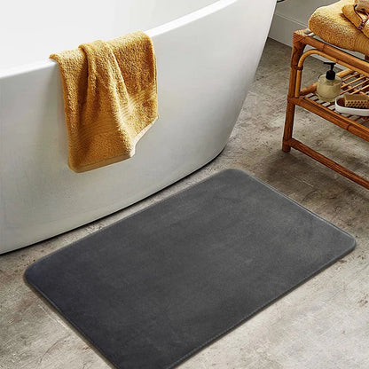 VIAKAM Simple Absorbent Door Mat – Soft Non-Slip Bathroom Entry Rug