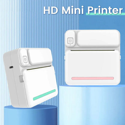 C19 MINI Portable Thermal Printer – Wireless Bluetooth Photo & Label Printer for Android & iOS, 58mm Printing
