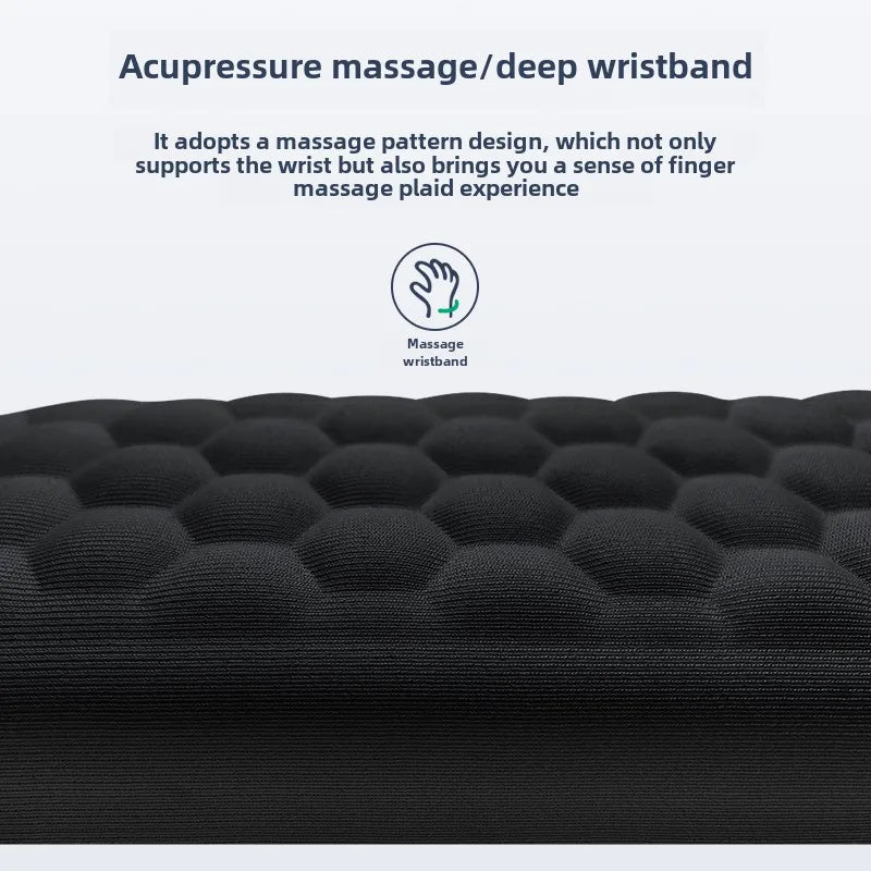 Ergonomic Memory Foam Keyboard & Mouse Wrist Rest – Office Typing Support Pad for Comfortable Wrist Protection