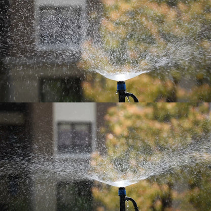 30Pcs Adjustable Garden Sprinkler Nozzles – 360° Drip Irrigation Heads for 4/7mm Hose & Greenhouse Watering