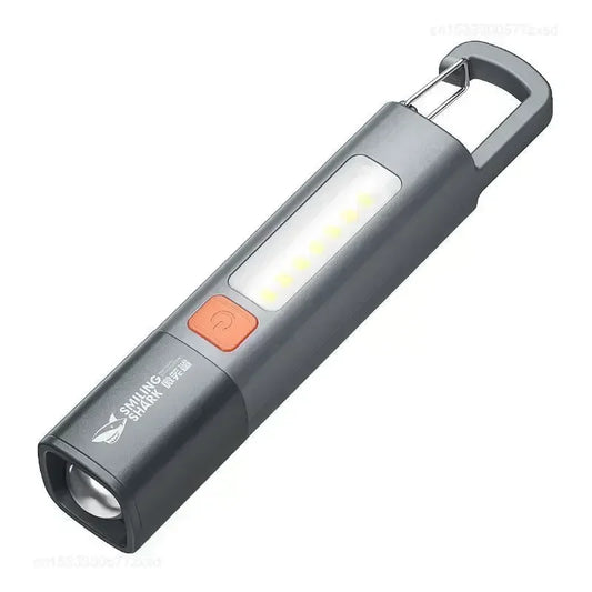 Xiaomi Portable Outdoor Flashlight – Strong LED Light with Variable Focus, Floodlight & Side Lights, Rechargeable Long-Range Torch