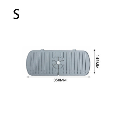 Silicone Faucet Drain Pad – Anti-Splash Non-Slip Kitchen & Bathroom Faucet Mat