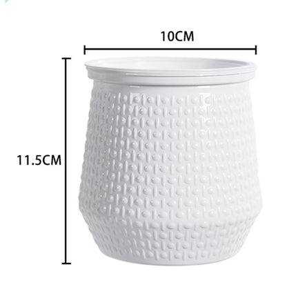 أصيص زهور صغير ذاتي الري، حوض سمك، أصيص نباتات بلاستيكي شفاف، مزهرية ذاتية الري لتزيين المنزل 