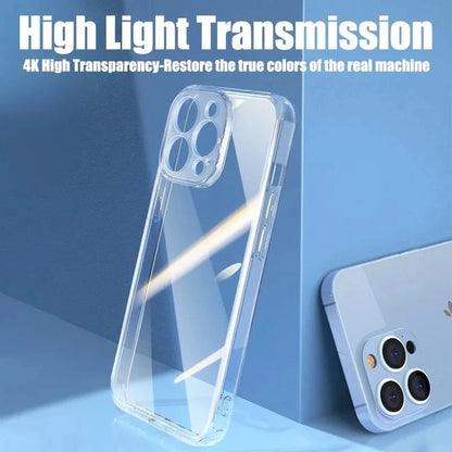 Transparent Soft TPU Silicone Case for iPhone 11 12 13 Mini 14 15 Pro Xs Max XR 8 7 6 Plus SE 2020 2022 – Clear Back Cover