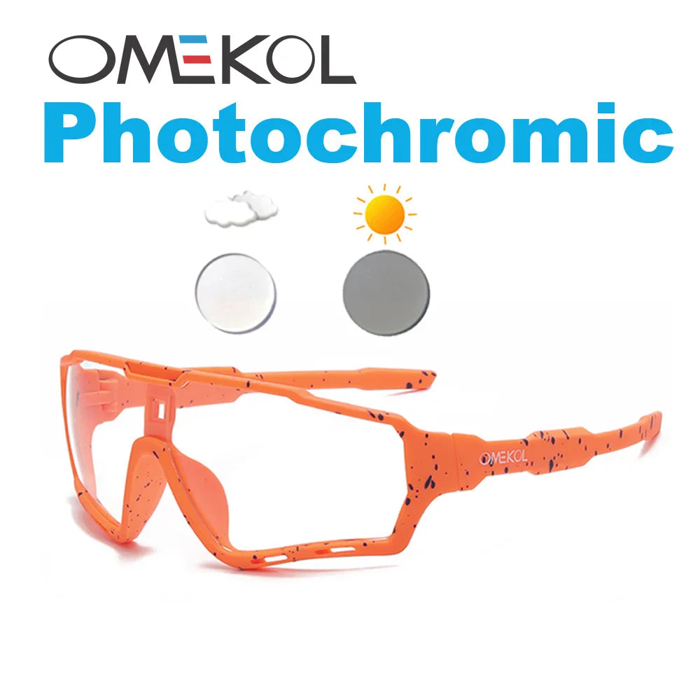 Brand New Photochromic MTB Bicycle Eyewear – Men & Women Cycling Sports Sunglasses