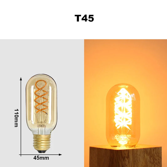 Retro Edison LED Light Bulb – Vintage Glass E27 Decorative Lamp for Home, Party & Wedding Lighting
