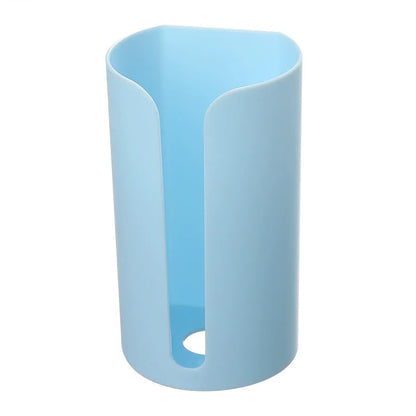 Kitchen Storage Plastic Box with Removable Garbage Bag – Wall-Mounted Organizer for Trash & Recycling