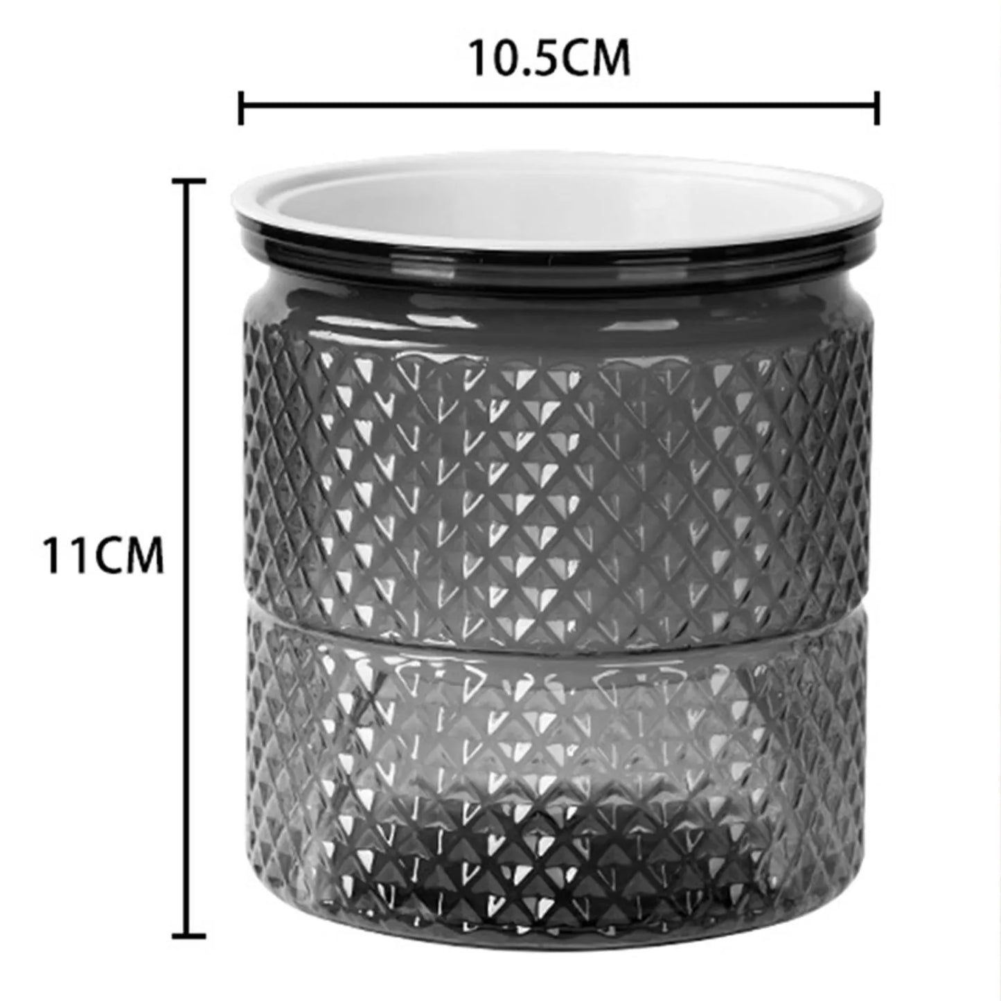 أصيص زهور صغير ذاتي الري، حوض سمك، أصيص نباتات بلاستيكي شفاف، مزهرية ذاتية الري لتزيين المنزل 