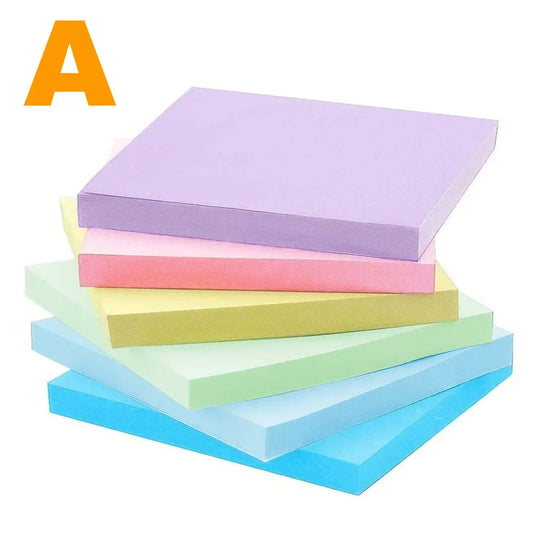 LOLEDE Sticky Notes – 300-Page Colorful Notepad Index Set for Office & School