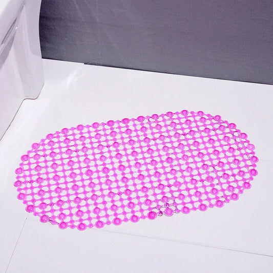 Non-Slip Bathroom Mat with Suction Cups – Anti-Slip Bath Rug & Massage Mat for Bathtub Safety
