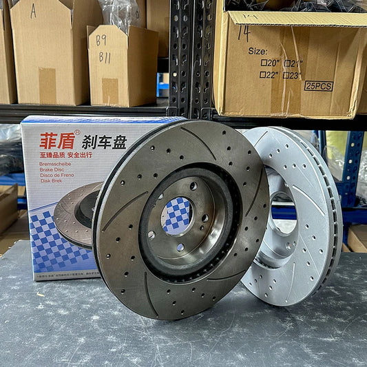 High quality Economical Car accessories brake discs automotive brake rotors for Audi  S6 S7 S8 SQ2 SQ5 Sportback SQ7 SQ8