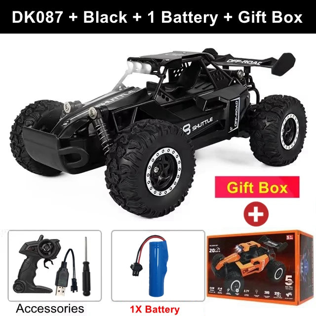 1:16 Scale Off-Road RC Car – 2.4G Remote Control Drift Truck for Kids & Boys