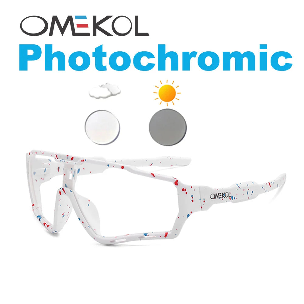 Brand New Photochromic MTB Bicycle Eyewear – Men & Women Cycling Sports Sunglasses