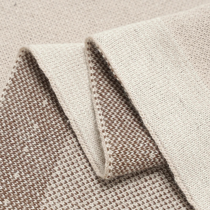 بطانية قطنية محبوكة للأطفال - غطاء ناعم لعربة الأطفال ولحاف لغرفة الأطفال للأولاد والبنات