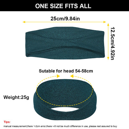 Fashion Sweatband Sport Headband – Elastic Hairband for Running, Fitness, Yoga & More