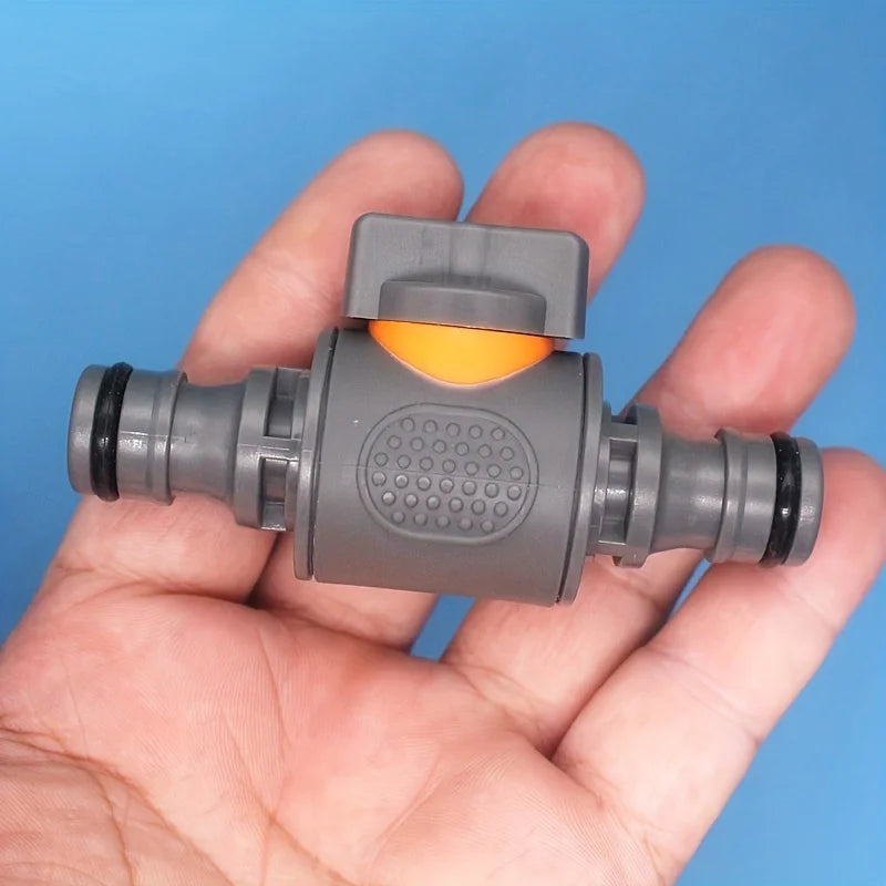 مجموعة صمامات توصيل سريع لخرطوم الحديقة البلاستيكي (1/2/3 قطع) - مفتاح صمام كروي ملولب عالمي لغسيل السيارات وإصلاح الأنابيب 