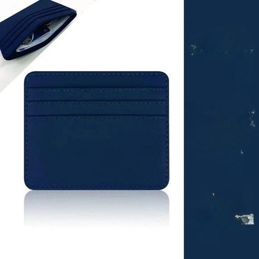 Fashion Slim PU ID Card Bag – Ultra-Thin Credit Card Holder Wallet for Men & Women