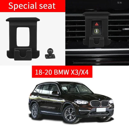 Car Phone Holder Base Bracket Center Air Vent Mount For BMW F20 F30 F34 F10 F07 G30 G11 X1 X2 X3 G01 X4 G02 X5 F15 G05 X6 F16