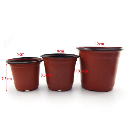 Plastic Grow Box Nursery Pots – 20/50PCS Fall-Resistant Planting Cups for Garden & Seedling Transplants