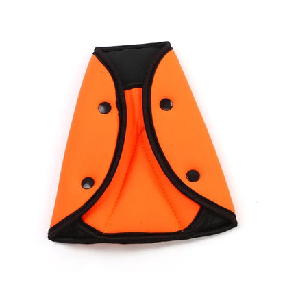 مشبك حزام أمان مثلث قابل للتعديل لمقعد السيارة - وسادة تثبيت حزام الأمان للأطفال