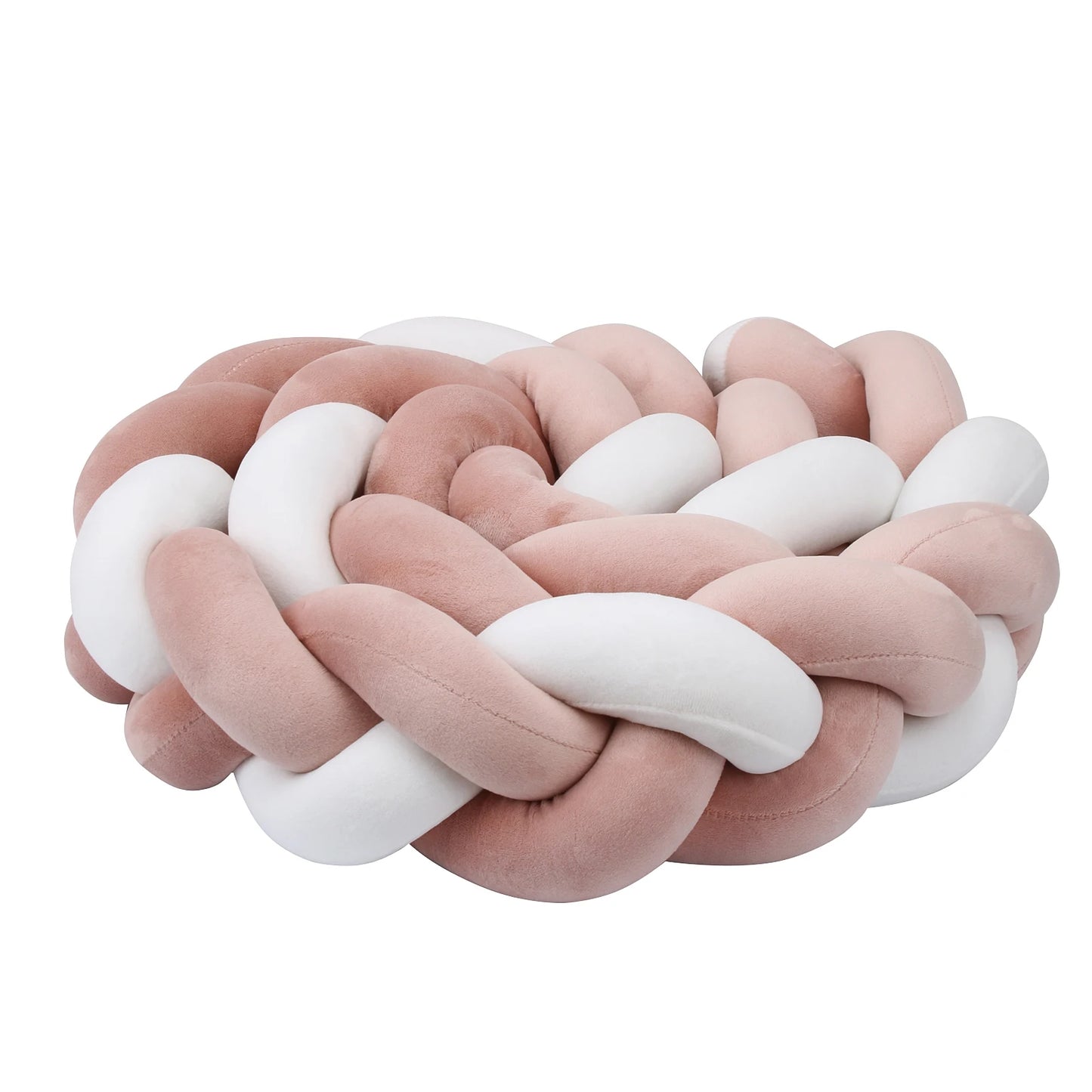 واقي سرير مضفر للأطفال من عمر شهر إلى 4 أشهر - وسادة ناعمة لحماية سرير الطفل وديكور غرفة الأطفال