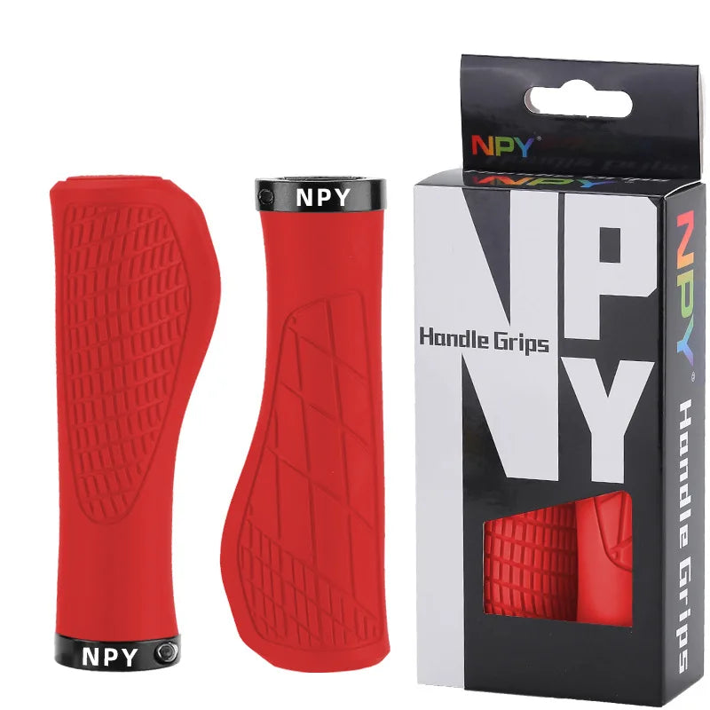 Lock-On Bicycle Handlebar Grips – Non-Slip Soft Rubber MTB Grips for 22.2mm Bars