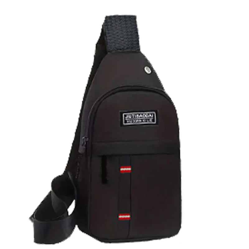 حقيبة صدر رجالية، حقيبة كتف واحدة، حقيبة كروس بودي، سعة كبيرة، مناسبة للرياضات الخارجية والترفيه، حقيبة كتف صغيرة أنيقة ذات سعة كبيرة 