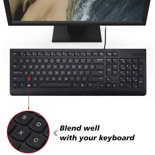 Multilingual Frosted PVC Keyboard Stickers – English, Spanish, Italian & Korean Language Keyboard Decals for Laptop & Desktop PC