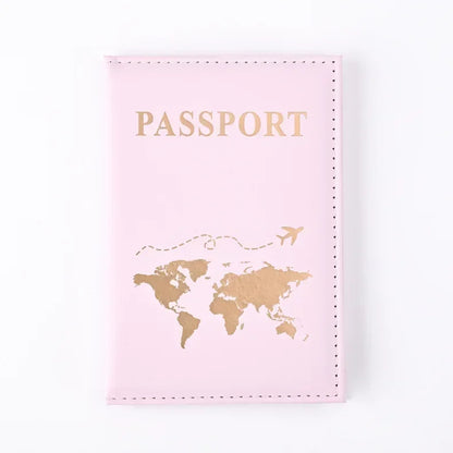 RFID Vintage Business Passport Holder – Multi-Function PU Leather Wallet for Travel