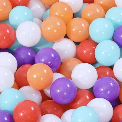 50pcs Colorful Love Star Ocean Balls – Eco-Friendly Plastic Balls for Baby Play Pits & Pools