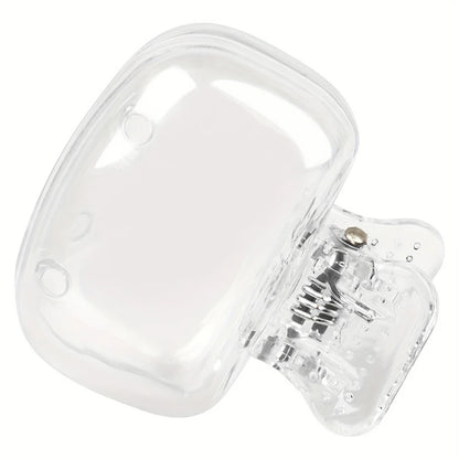 غطاء حماية مقاوم للماء لفرشاة الأسنان للسفر، مزود بمشبك، لحماية رأس الفرشاة المحمولة للاستخدام في المنزل والرحلات 