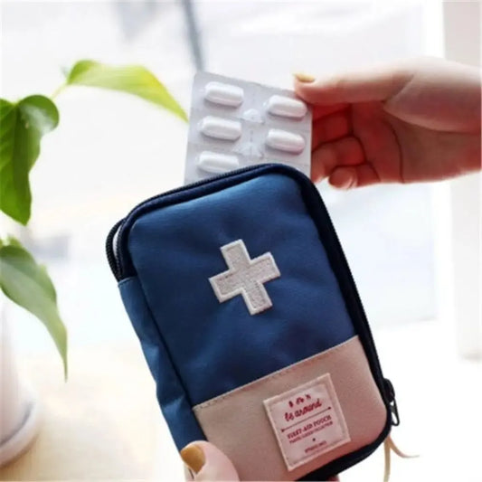 Mini First Aid Storage Kit – Portable Medicine Organizer Box for Travel, Home & Outdoor Use