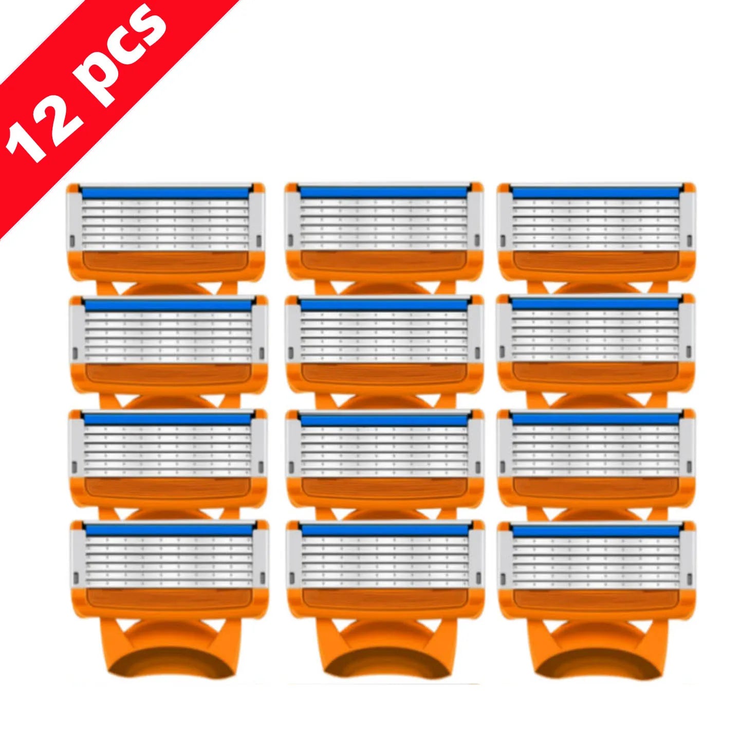ماكينة حلاقة يدوية للرجال - ماكينة حلاقة لحية قابلة لإعادة التعبئة بشفرات قابلة للاستبدال للعناية بالوجه واللحية