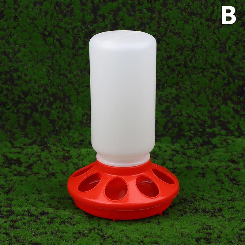 Poultry Feeder & Waterer Bucket – Thickened Automatic Dispenser for Chickens & Birds