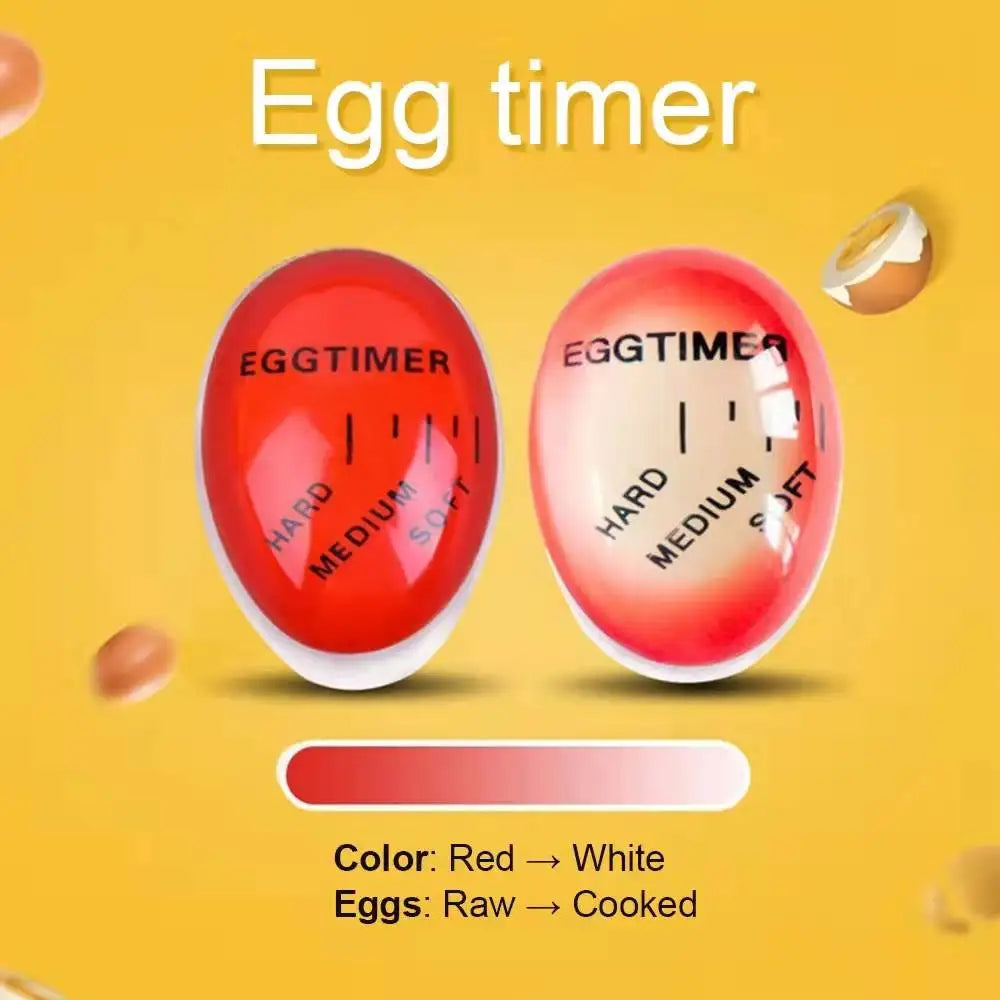 1Pc Egg Boiled Gadget Kitchen Timer – Heat-Sensitive Cooking Timer with Yummy Alarm for Perfect Eggs