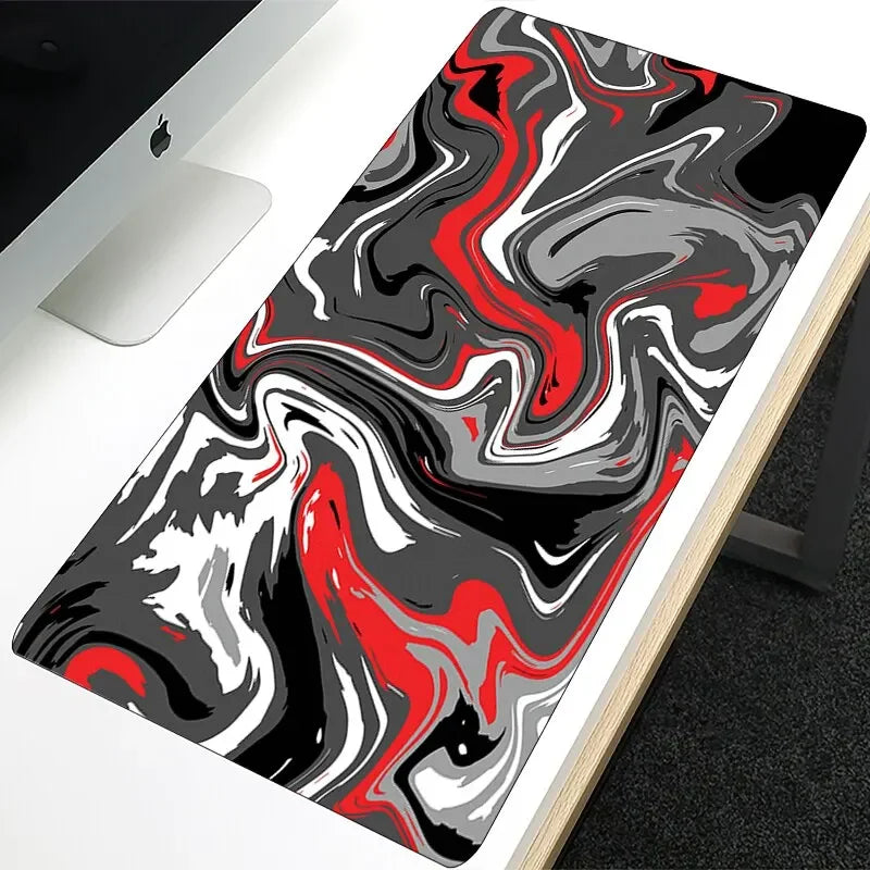 XXL Strata Liquid 900x400mm Large Gaming Mouse Pad – Waterproof Non-Slip Rubber Desk Mat for PC, Laptop & Anime Keyboard