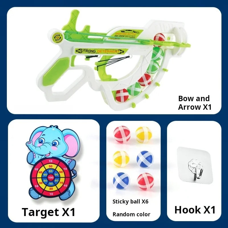 Montessori Throw Sport Slingshot Target – Sticky Ball Dartboard Basketball Outdoor Educational Game