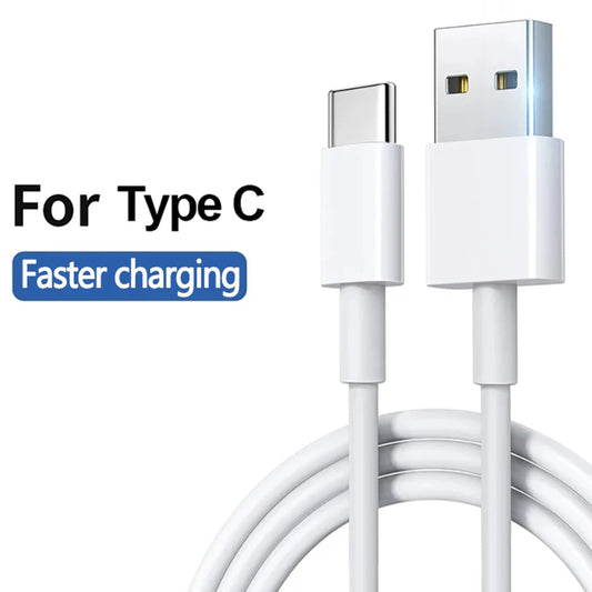 USB A to Type C Cable – 3A Fast Charging & Data Transfer Cord for Samsung, Xiaomi, Android Devices, Mouse & More